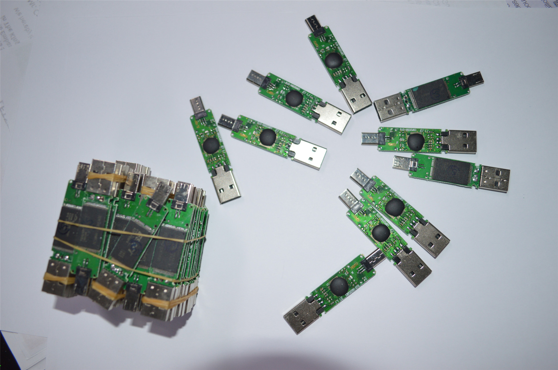 手机u盘otg16g 多功能u盘半成品手机电脑两用u盘芯片板可扩容