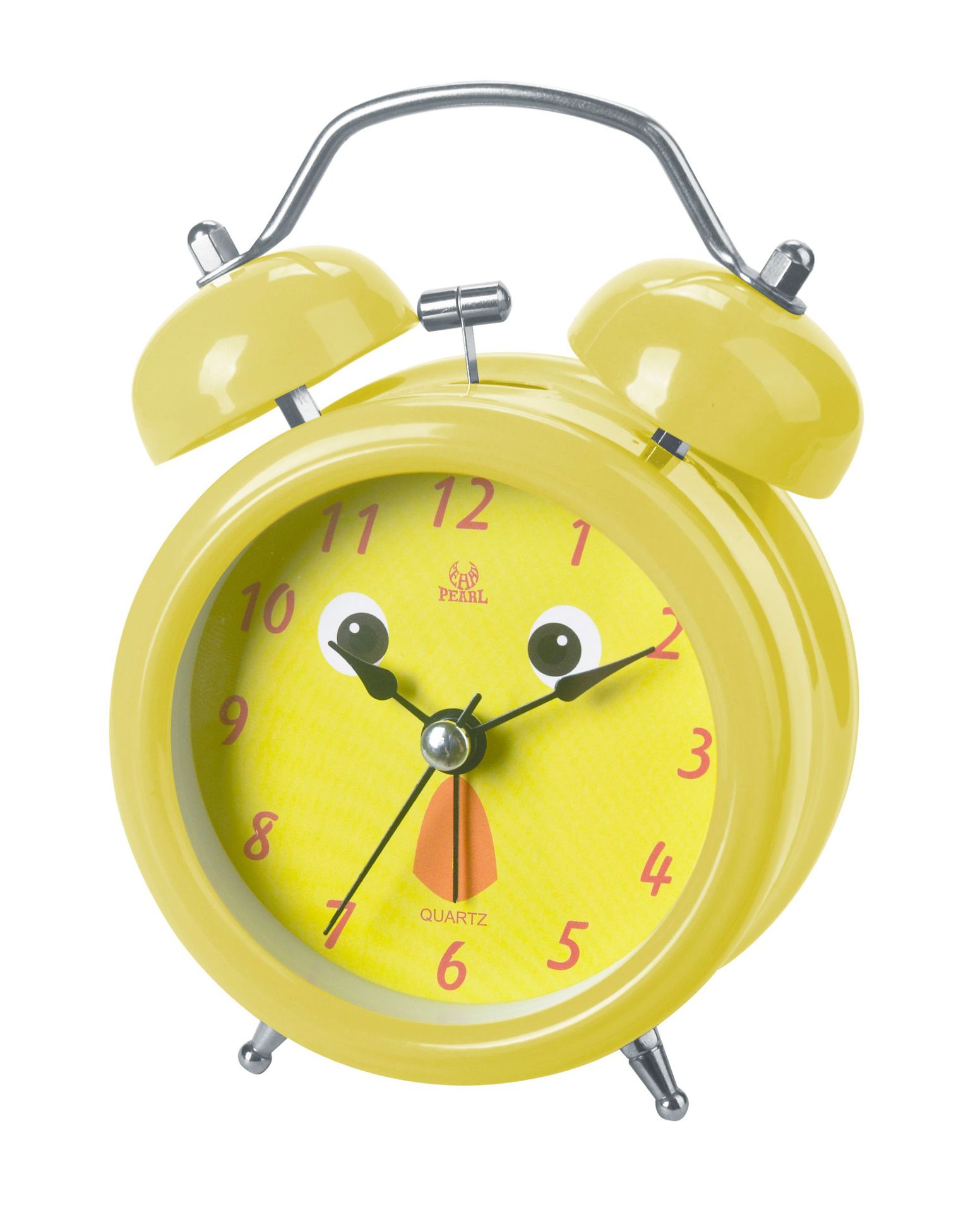 3寸喷漆打铃钟 金属双打铃 儿童闹钟床头闹钟 明珠星打铃钟