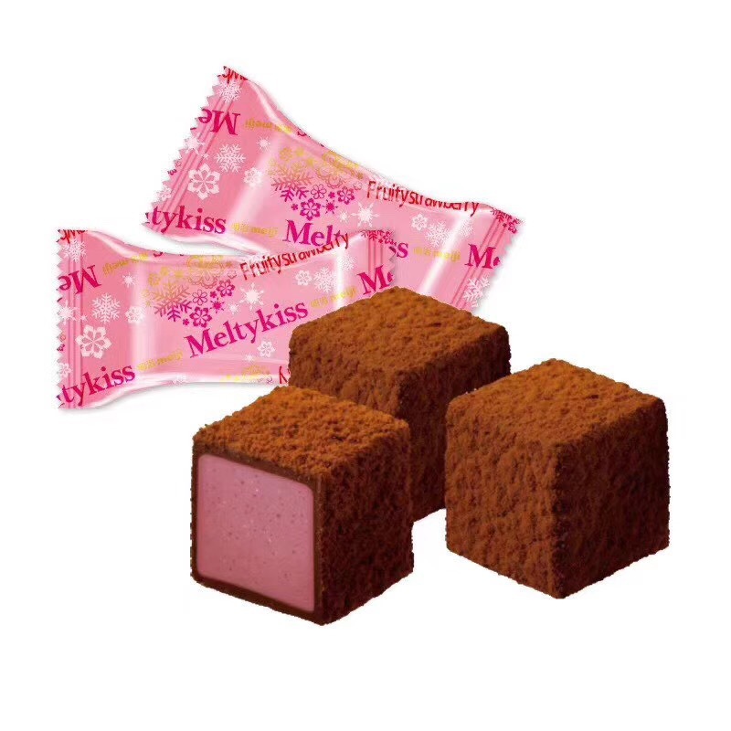 明治雪吻巧克力meiji夹心牛奶巧克力1kg婚庆喜糖多口味散装零食品