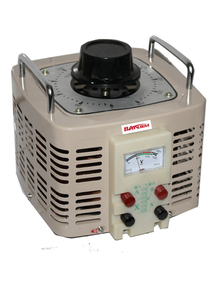 热销单相调压器tdgc2j-3kva 可控硅接触式调压器3kw 可加装外控