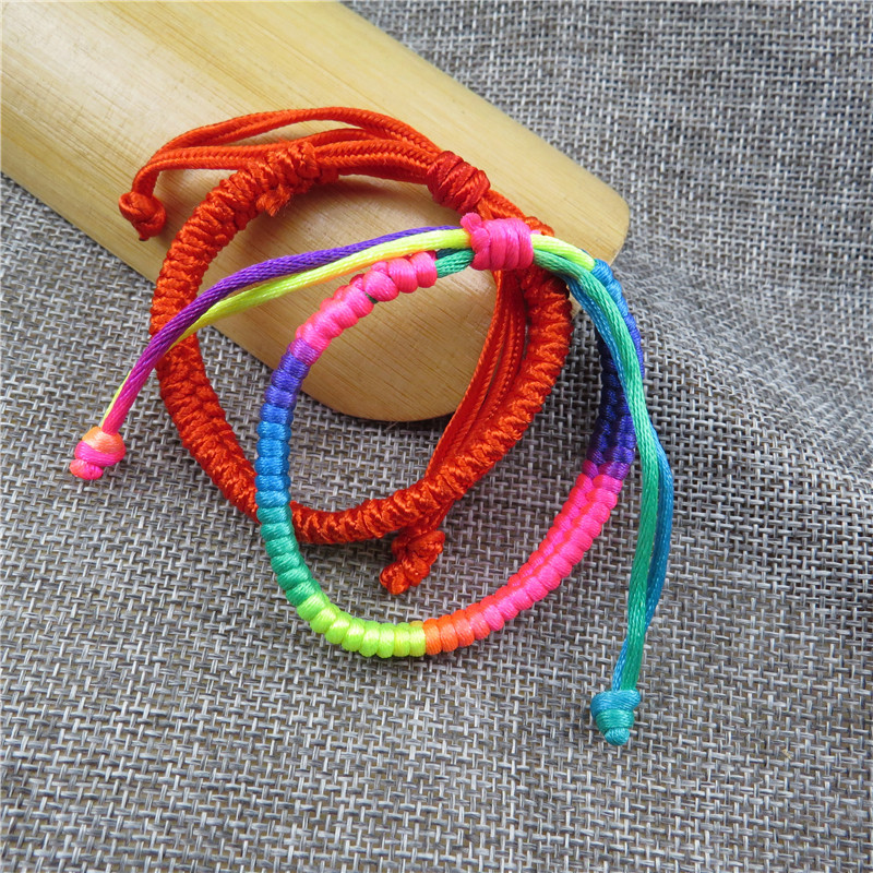 幸运红绳 手工编织精密金刚结 抽拉活口手绳 本命年保平安