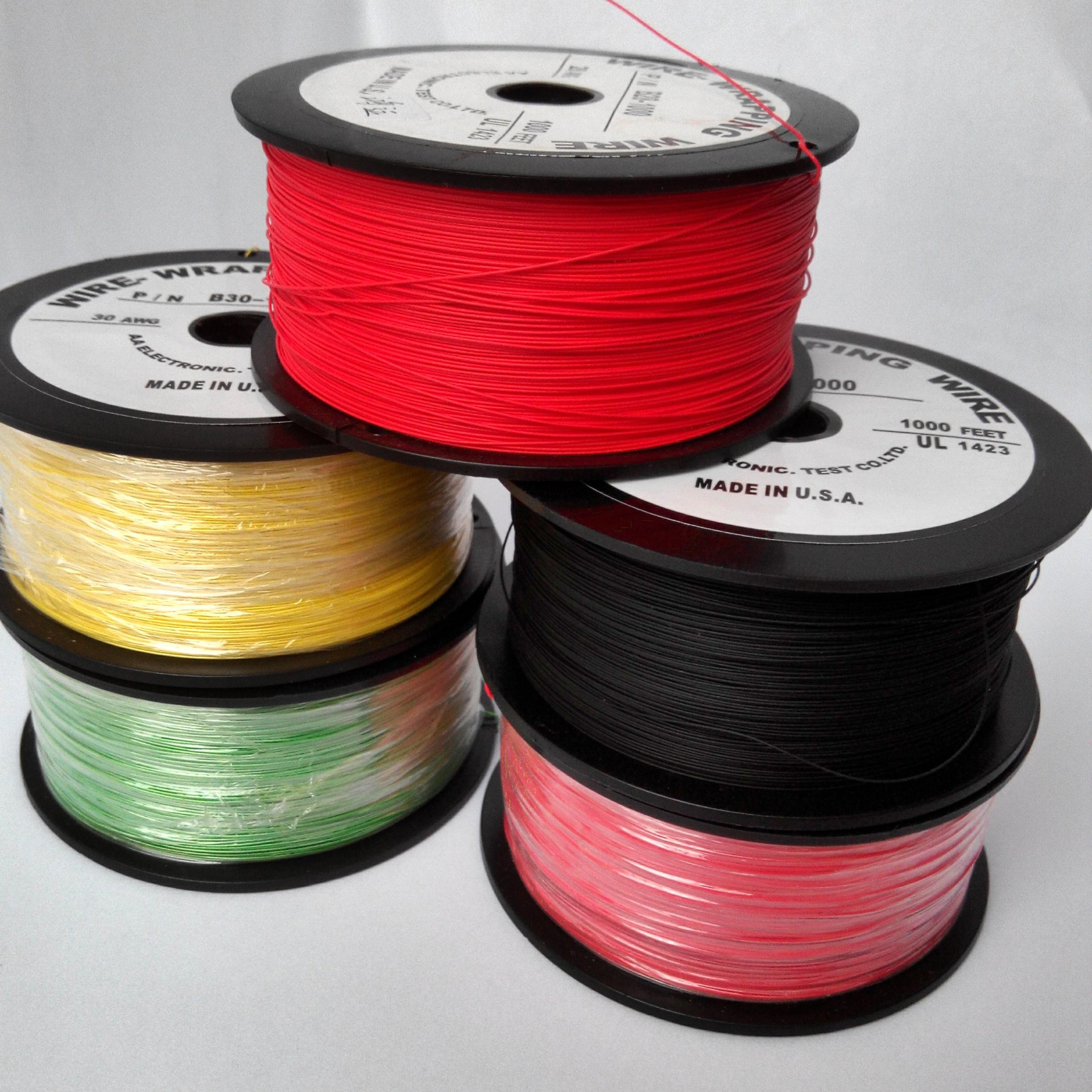 单芯ok线线路板飞线镀锡线pcb测试线导线 十种颜色