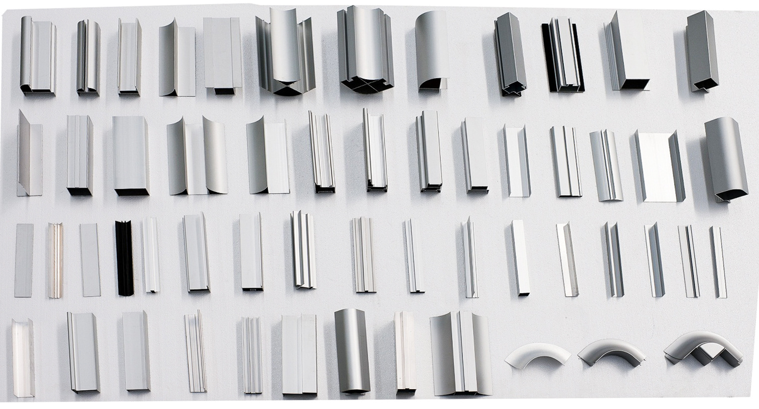 净化铝型材50/75槽铝,厂家光料,喷涂零售批发,彩钢板专业铝材