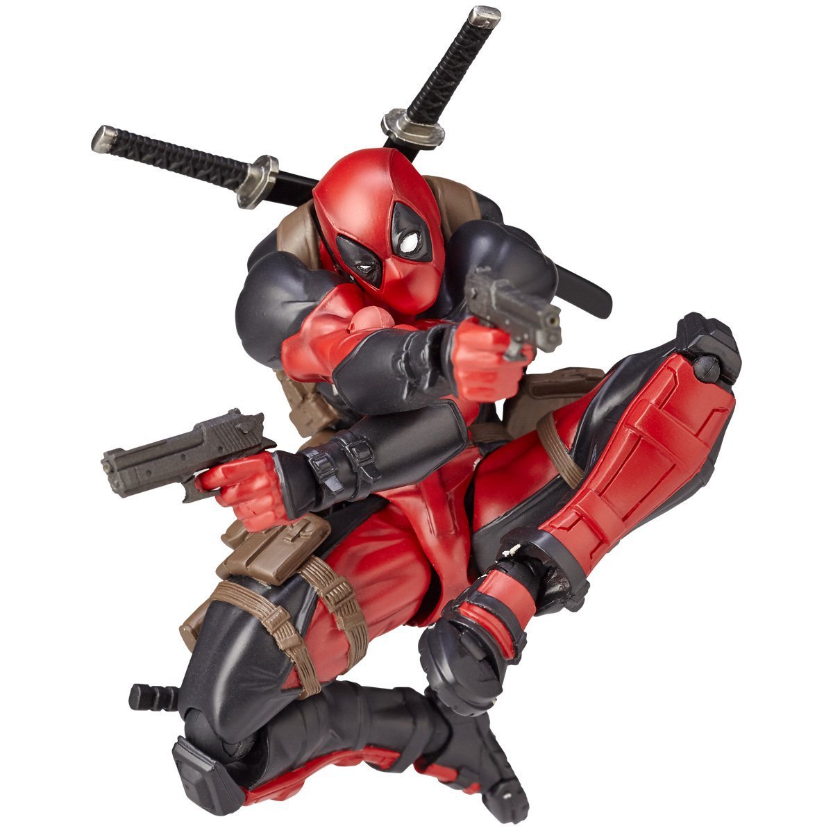 动漫手办周边 山口式 series no.001 死侍 deadpool 可动换脸手办