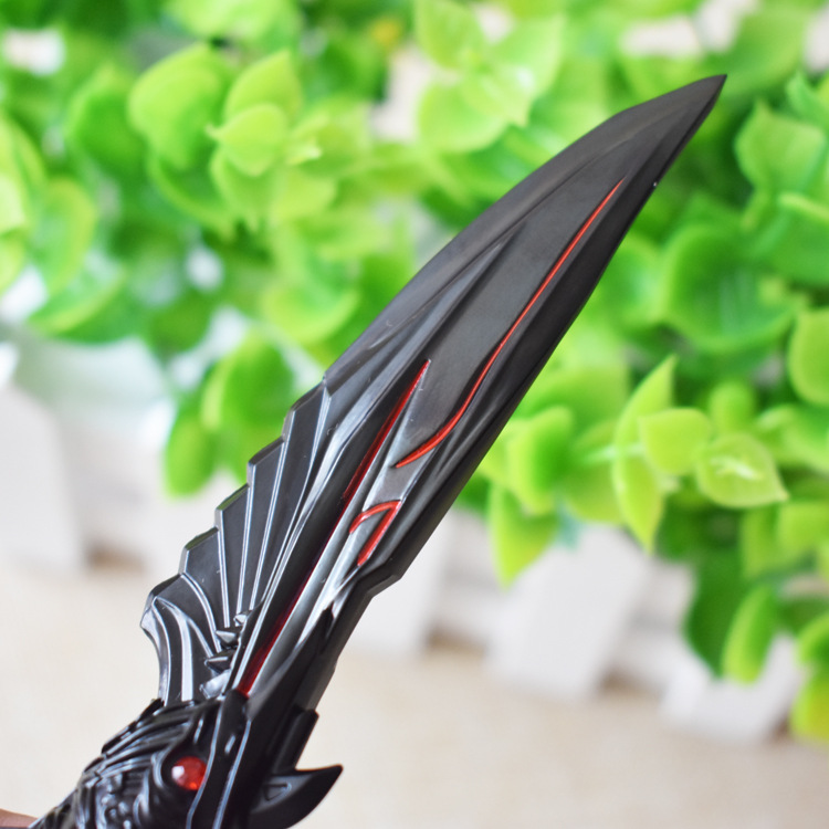 手游周边英雄级武器刀16cm小号合金修罗刃带皮套刀一件代发