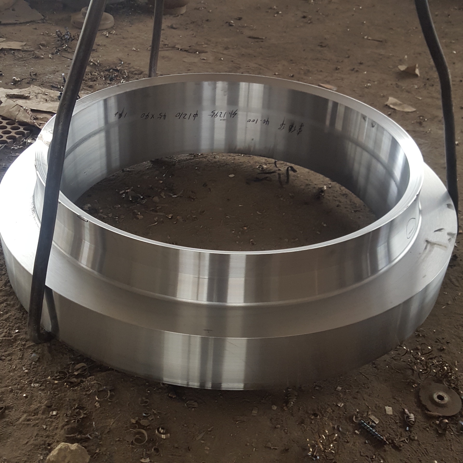 不锈钢带颈对焊法兰 孟村圆形法兰加工定制 大口径焊接法兰