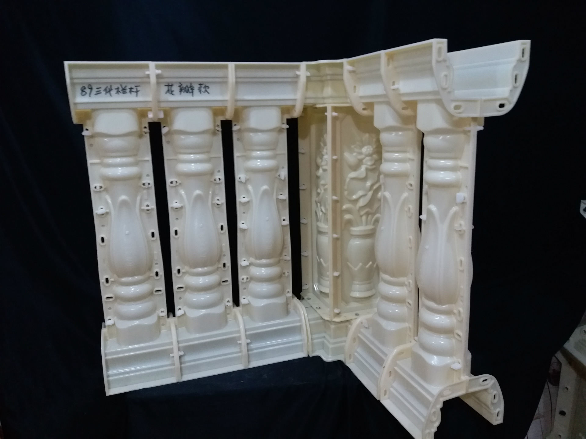 栏杆现浇水泥花瓶柱塑料栏杆模具阳台护栏扶手围栏欧式罗马柱模具