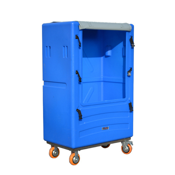 酒店 医院 洗涤工厂专用 pe塑料 可定制 移动布草笼车