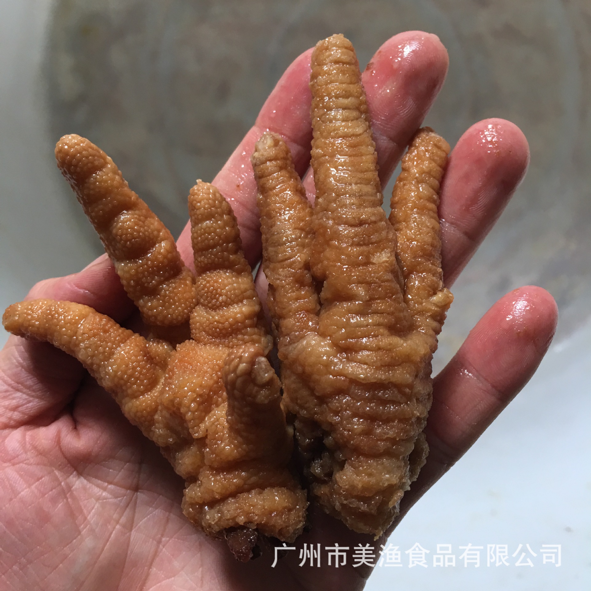 广式酒楼炸凤爪 金鸟炸爪 10kg/件冷冻鸡爪凤爪金雕炸爪大厂6成货