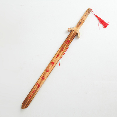 景区热卖桃木剑 镇宅辟邪驱灾桃木礼品家居装饰品木质工艺品批发