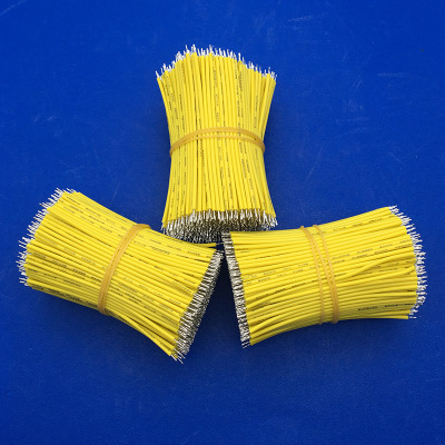 电子线 led灯饰照明汽车电线 加工定做焊线跳线35mm 特软硅胶