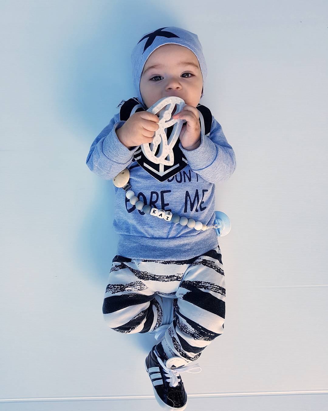 2017新款外贸秋季男童套装亚马逊专供0-2岁男宝宝三件套一件代发