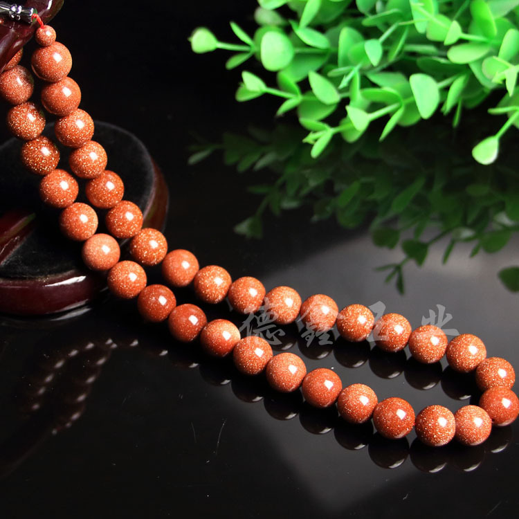 金沙石项链 金沙石塔链 多棱曲面珠项链 随形项链 圆珠直链