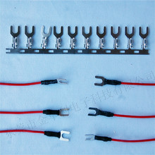 东莞厂家加工生产4.2U型冷压端子线Y型端子线SV叉型插柱线