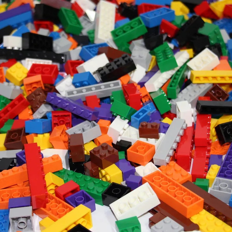 品兴扇形积木桌 040 乐高3合1积木收纳桌益智玩具1500颗粒积木