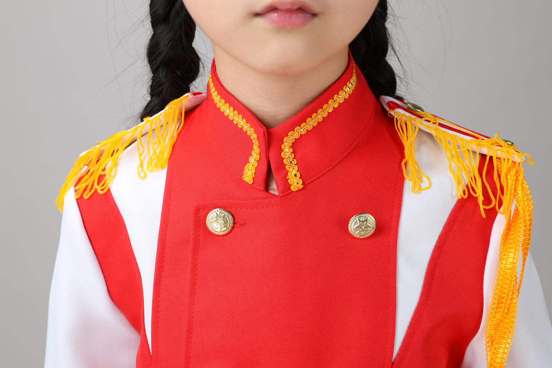 鼓号服中小学生仪仗队军鼓表演服儿童鼓乐队演出服鼓号队服装新款