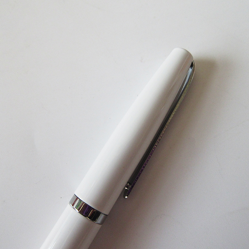 热销白色圆珠笔办公礼品笔可来样定制广告笔定制logo创意笔批发