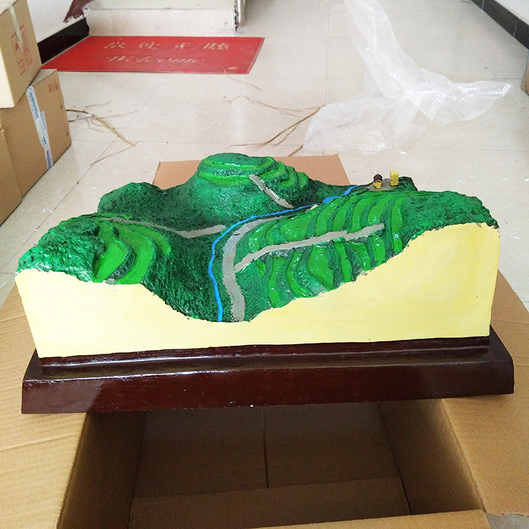 梯田地貌模型 地理教室 18种地貌 教学仪器 演示地理园立体