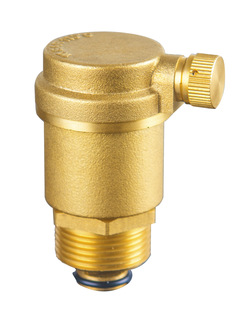 程康黄铜排气阀 暖气自动排气阀 管道放气阀1寸 6分