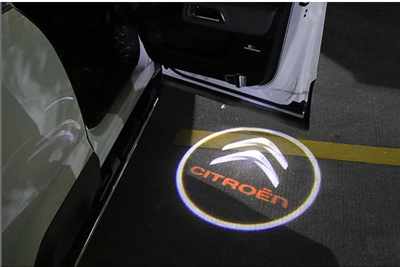 适用于雪铁龙专车专用迎宾灯新世嘉 凯旋 c5 c4l 投影车门迎宾灯