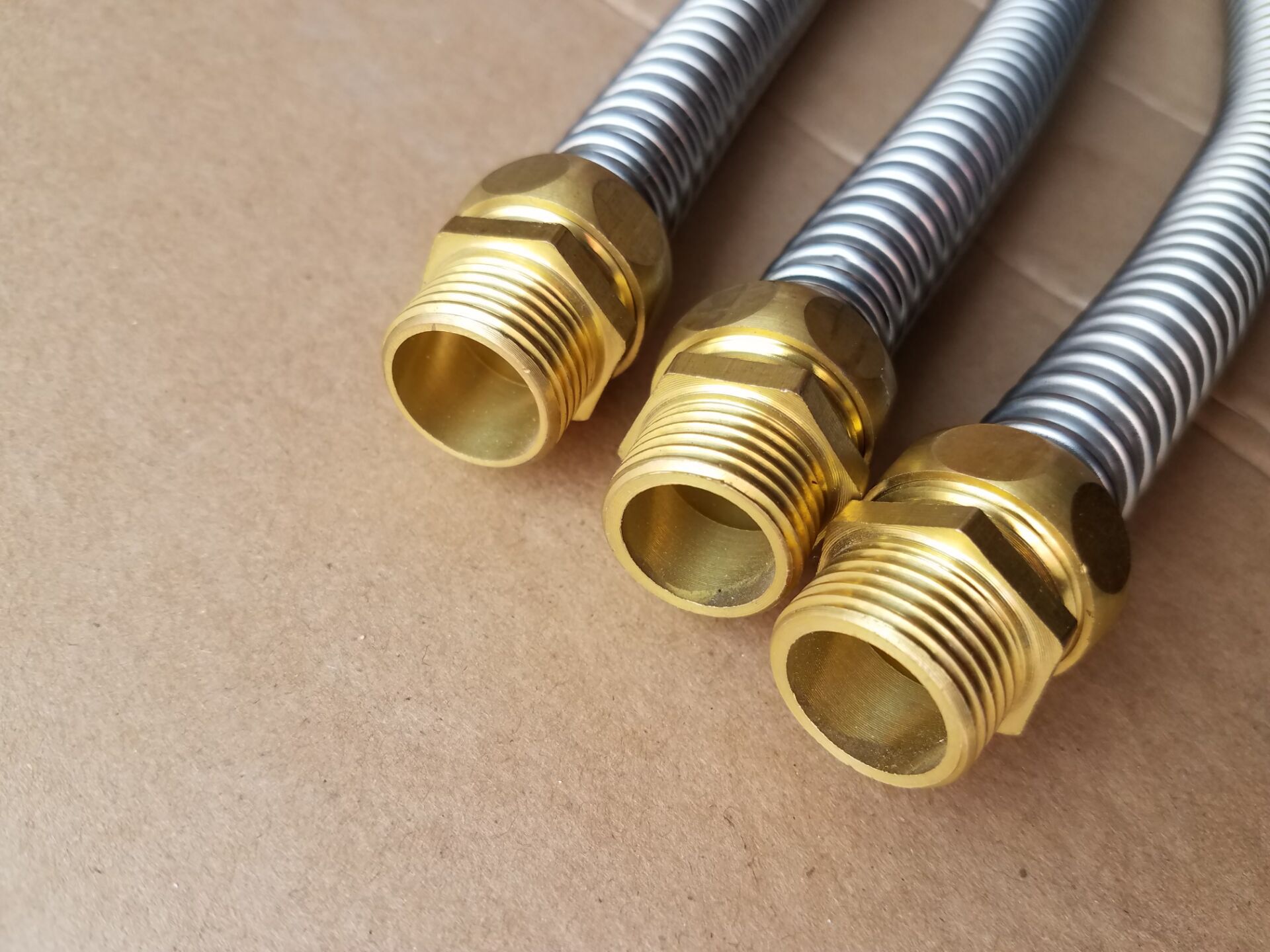 厂家直接 供应空调波纹管 40cm外丝空调软管 不锈钢金属软管批发