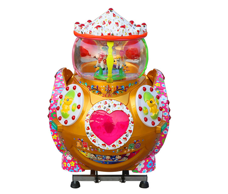 厂家直销转马花心鸭摇摆机2018新款木马潜水艇摇摇车儿童电动摇马