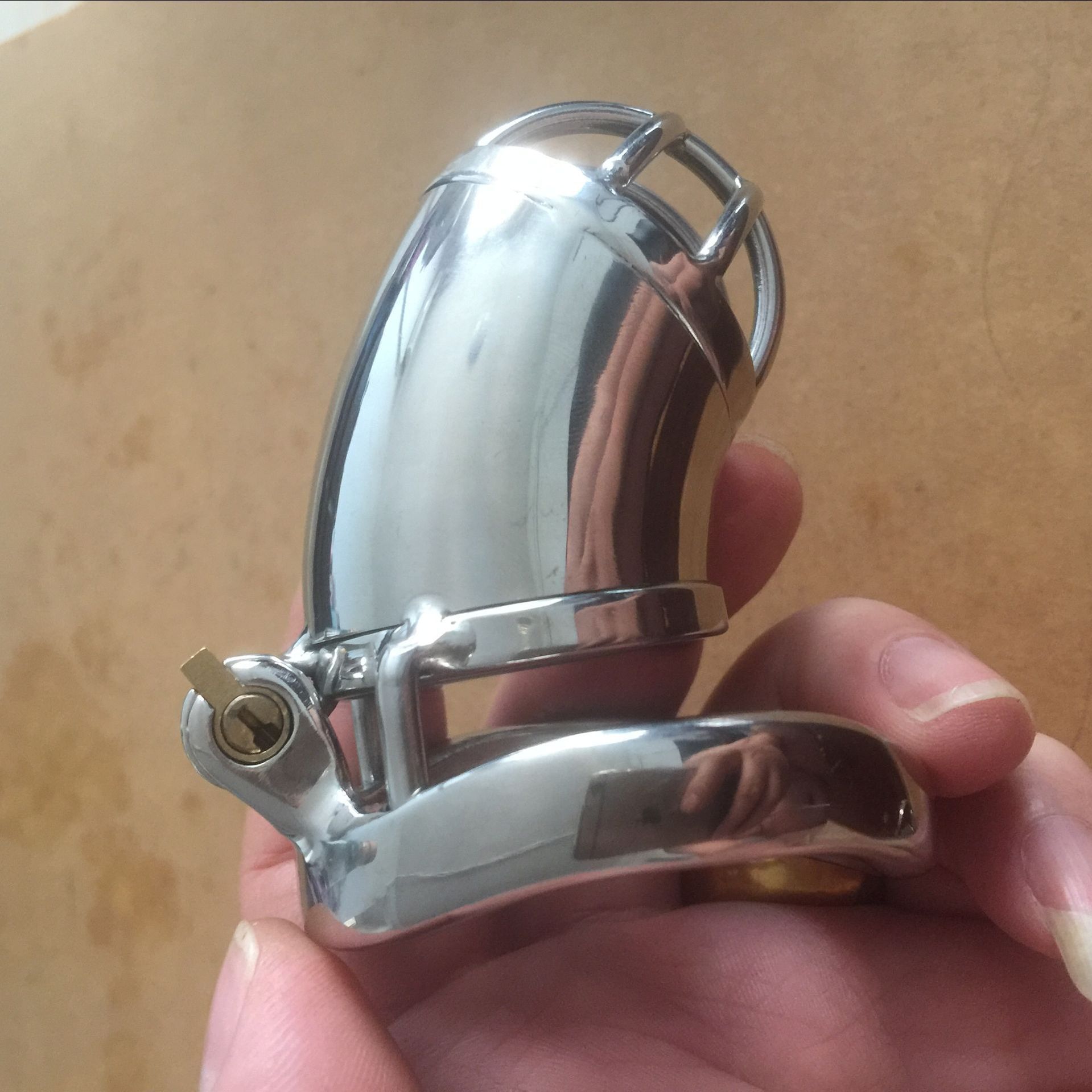 bdsm品牌新款不锈钢金属贞操锁贞洁裤带塑料硅胶s043