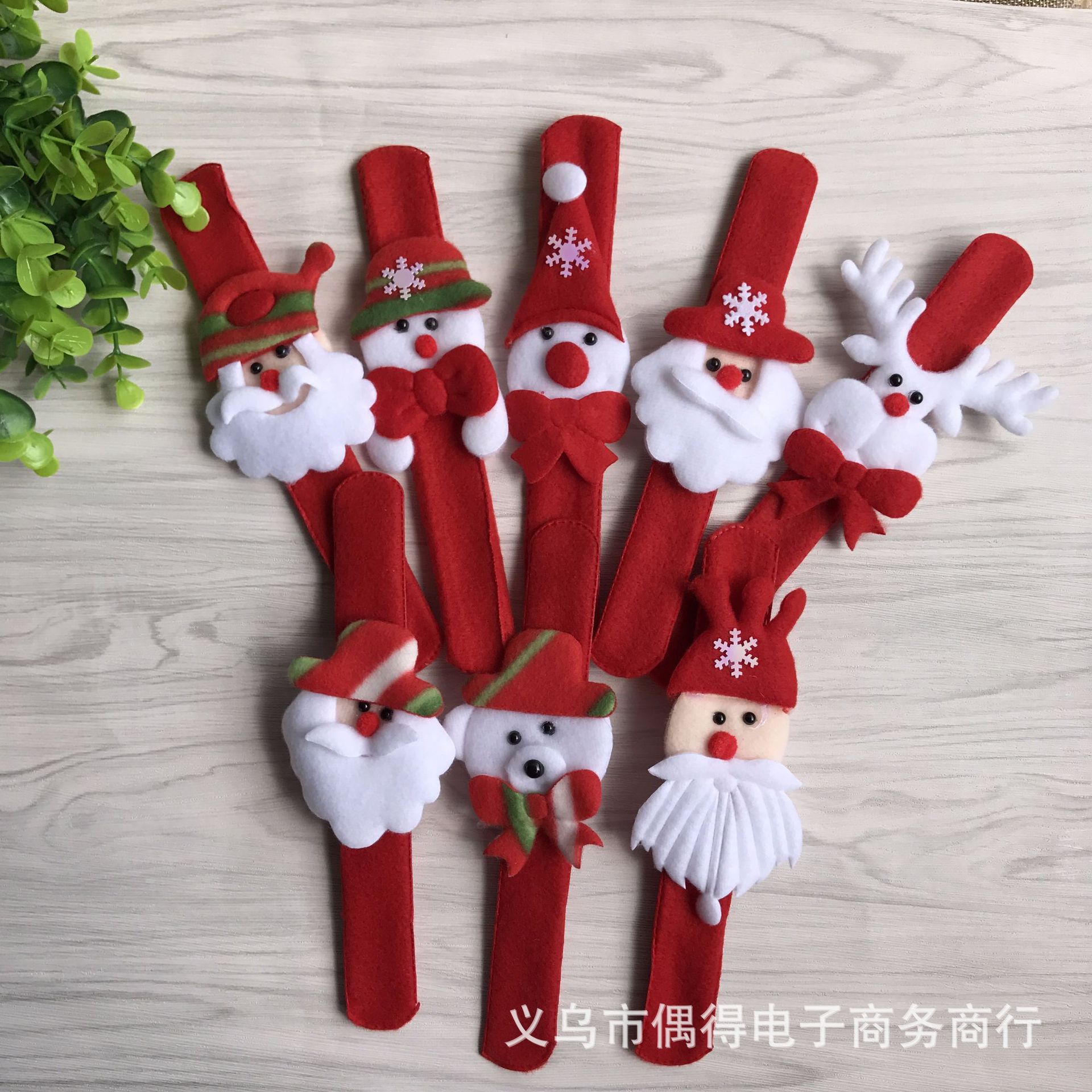 装饰用品_圣诞装饰用品 圣诞啪啪圈圣诞布艺 派对批发