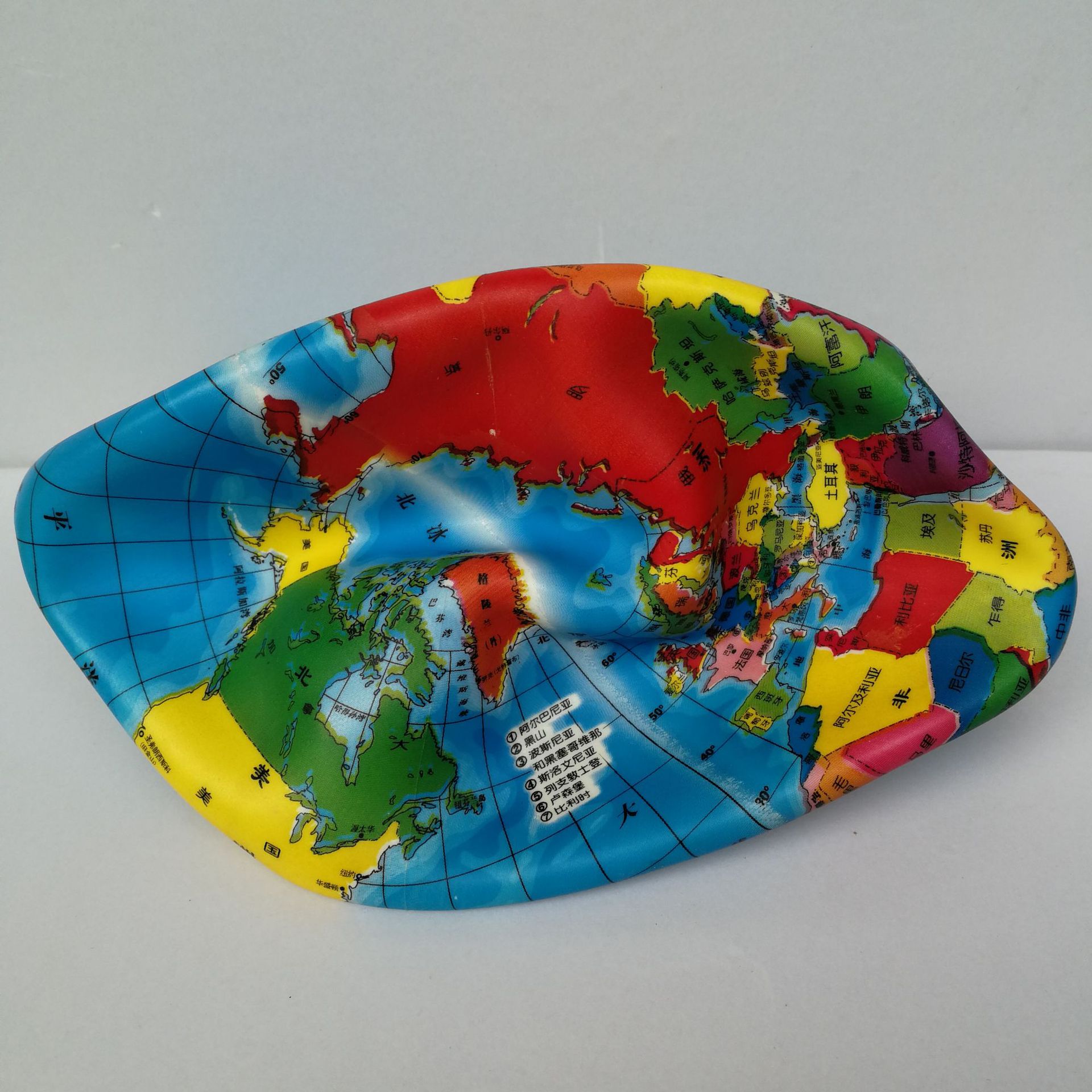 批发正品伊诺特加厚8.5寸彩印地球充气球 环保无毒 儿童玩具