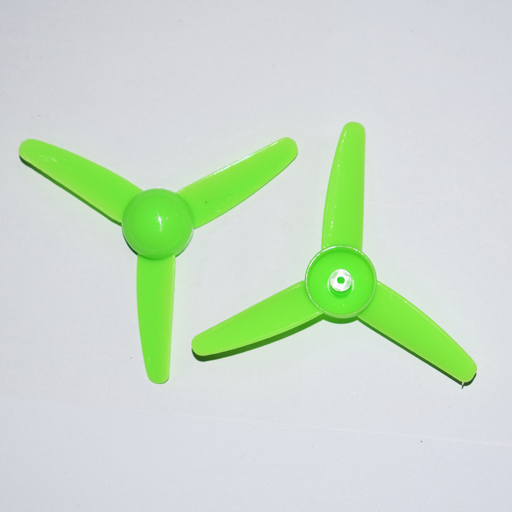 外径80绿色三叶螺旋桨 螺旋翼 空气桨 扇叶风叶玩具配件外贸速卖