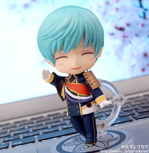 q版黏土人 581#刀剑乱舞 online 一期一振 可动换脸盒装公仔