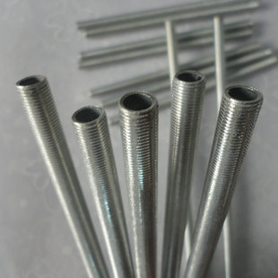 内螺纹m10内牙管链接管水管镀铬管灯具灯饰配件电镀管厂家直销