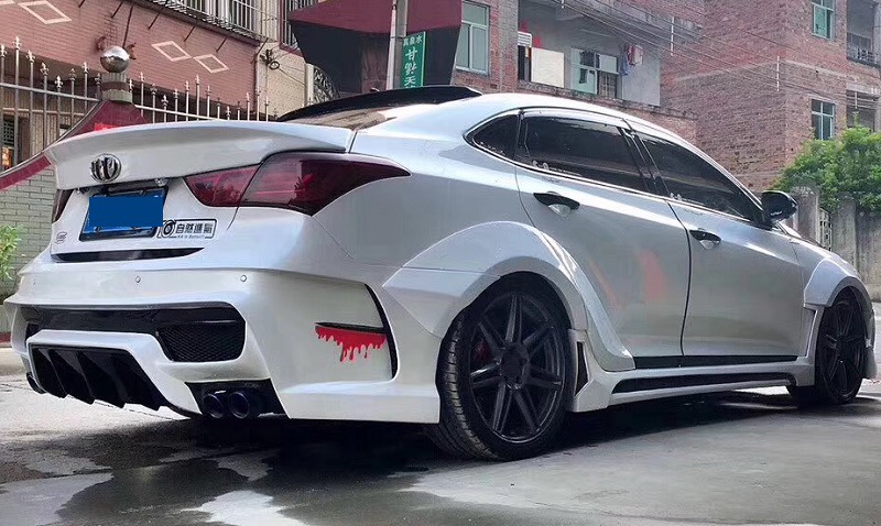 2017款现代名图大包围 新名图包围名图改装前杠后杠侧裙机盖尾翼