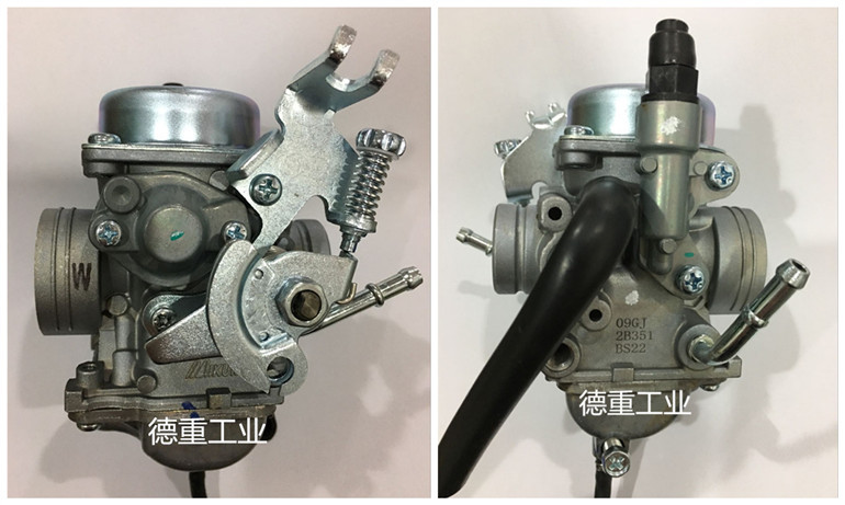 轻骑铃木骏驰gt125国三qs125-5b-5c 骏威gsx125国三真空膜化油器
