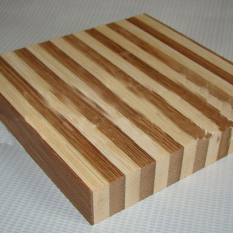 福建竹板板材10mm本色侧压碳化竹板家具板饰面板竹方加工定制logo