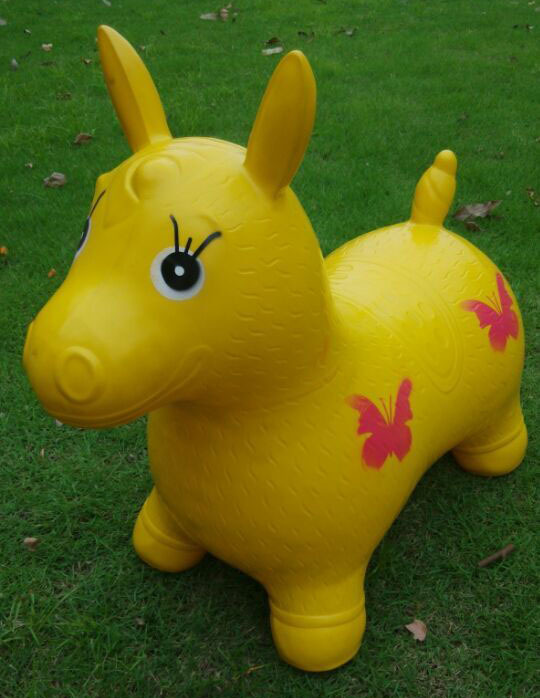 跳跳马大号 厂家直销 充气动物 充气玩具 彩绘充气马 加厚充气