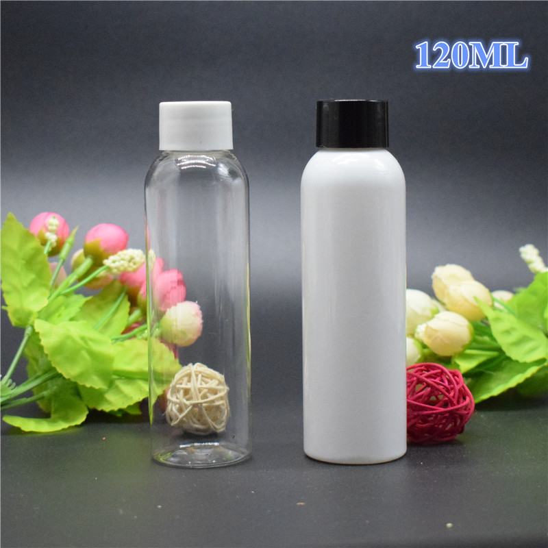 pet瓶120毫升 旋盖 化妆品乳液瓶 塑料精油分装瓶 120ml圆肩瓶