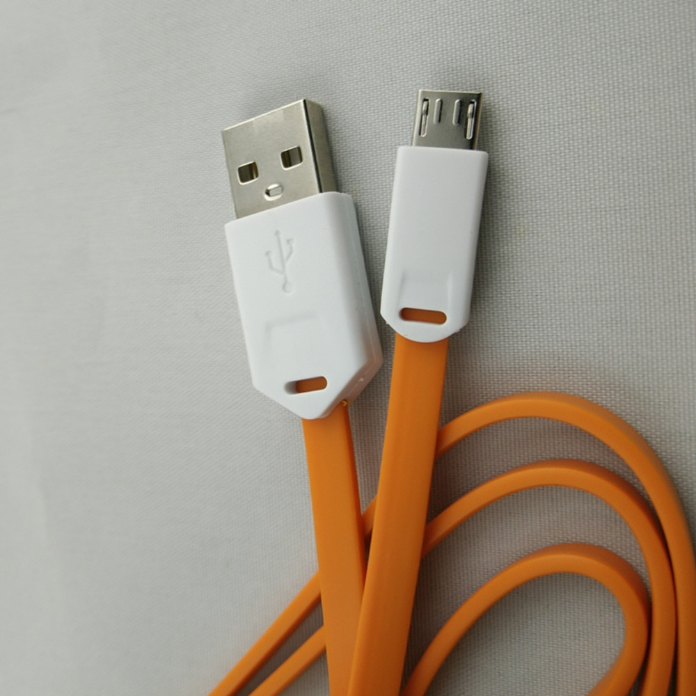 供应microusb数据线 安卓手机充电线面条数据线智能手机充电线1米