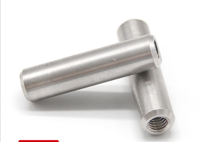 gb120 304不锈钢内螺纹圆柱销 内螺纹销子 定位销钉m6m8m10m12