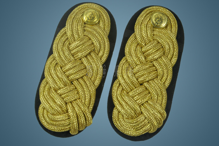 沙特军衔肩章手工编织肩章乐队演出肩牌国外军官制服配章军衔章