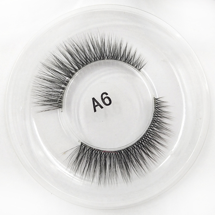 A6 Single Pair Baby Hair Series False Eyelashes Sheer Root Natural Simulation Fine Soft False Eyelash Wholesale