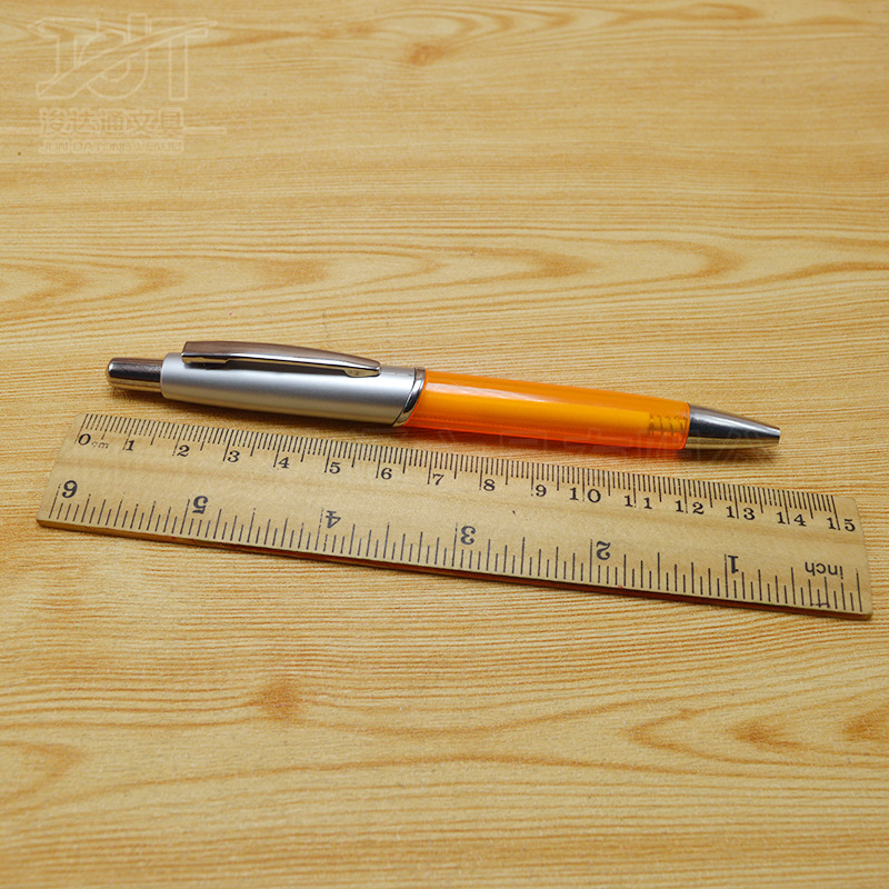 促销定制按动写字圆珠笔 可定制logo