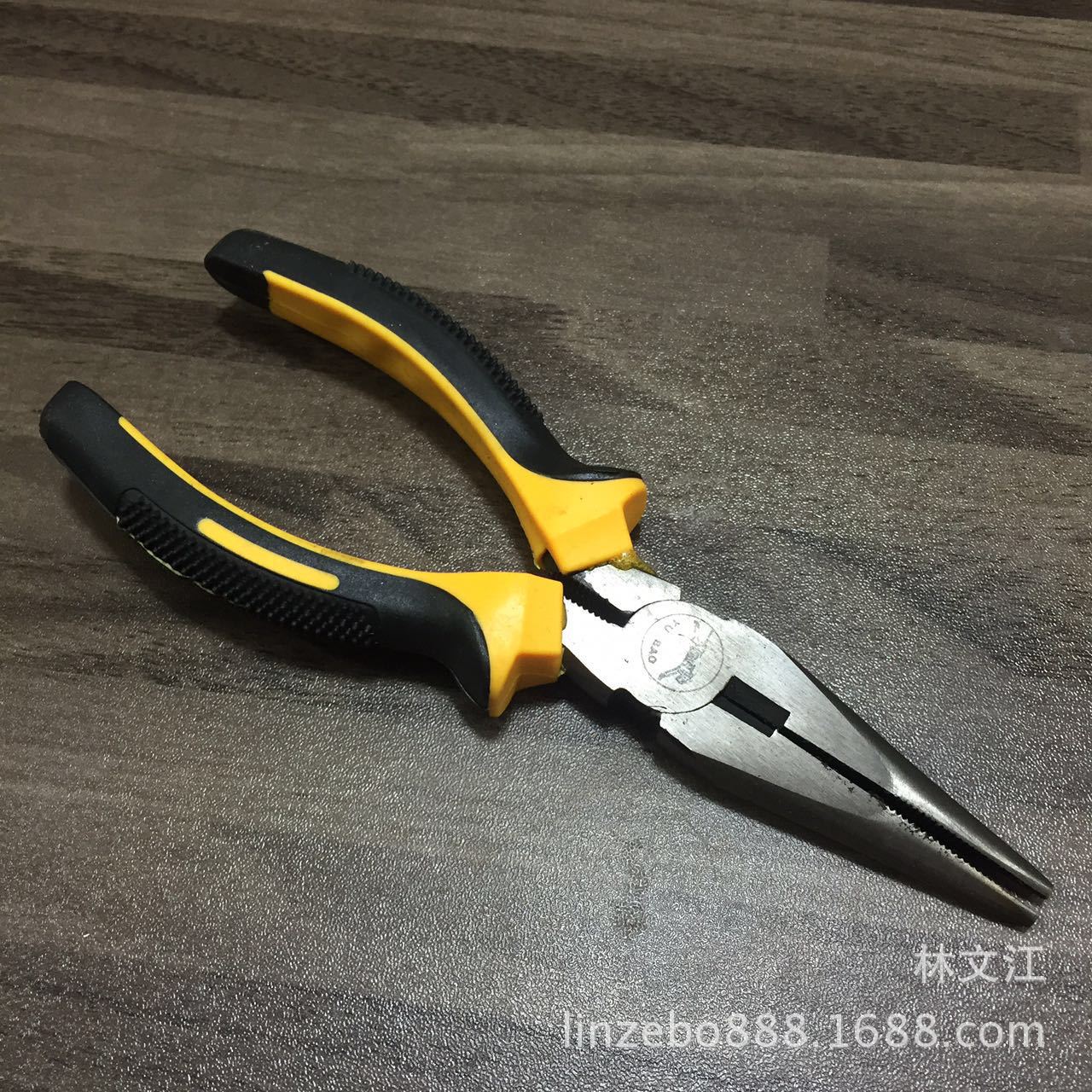 胶钳8寸 6寸尖口钳 老虎钳 尖嘴钳 五金工具
