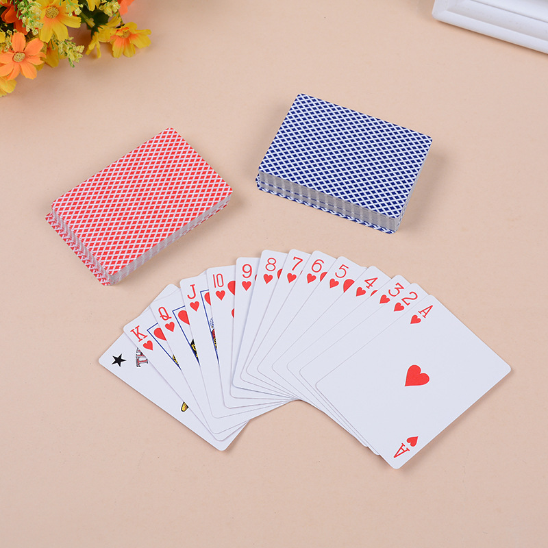 广告扑克纸牌美国bee扑克牌144副/箱红蓝混装便携扑克牌批发来样