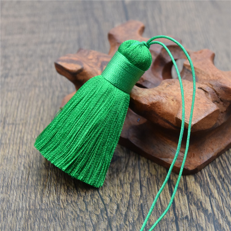 厂家直销5cm真丝流苏120d环保人造丝穗子 冰丝流苏吊穗批发订做