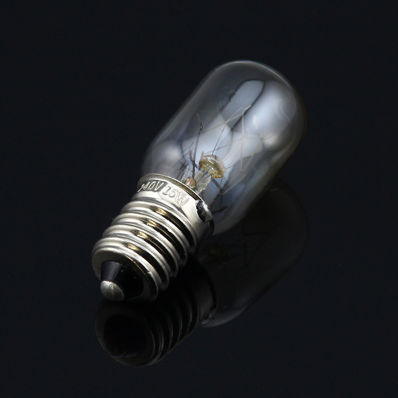 抽油烟机照明e14钨丝小灯泡 微波炉白炽灯光源 15w冷藏电冰箱灯泡