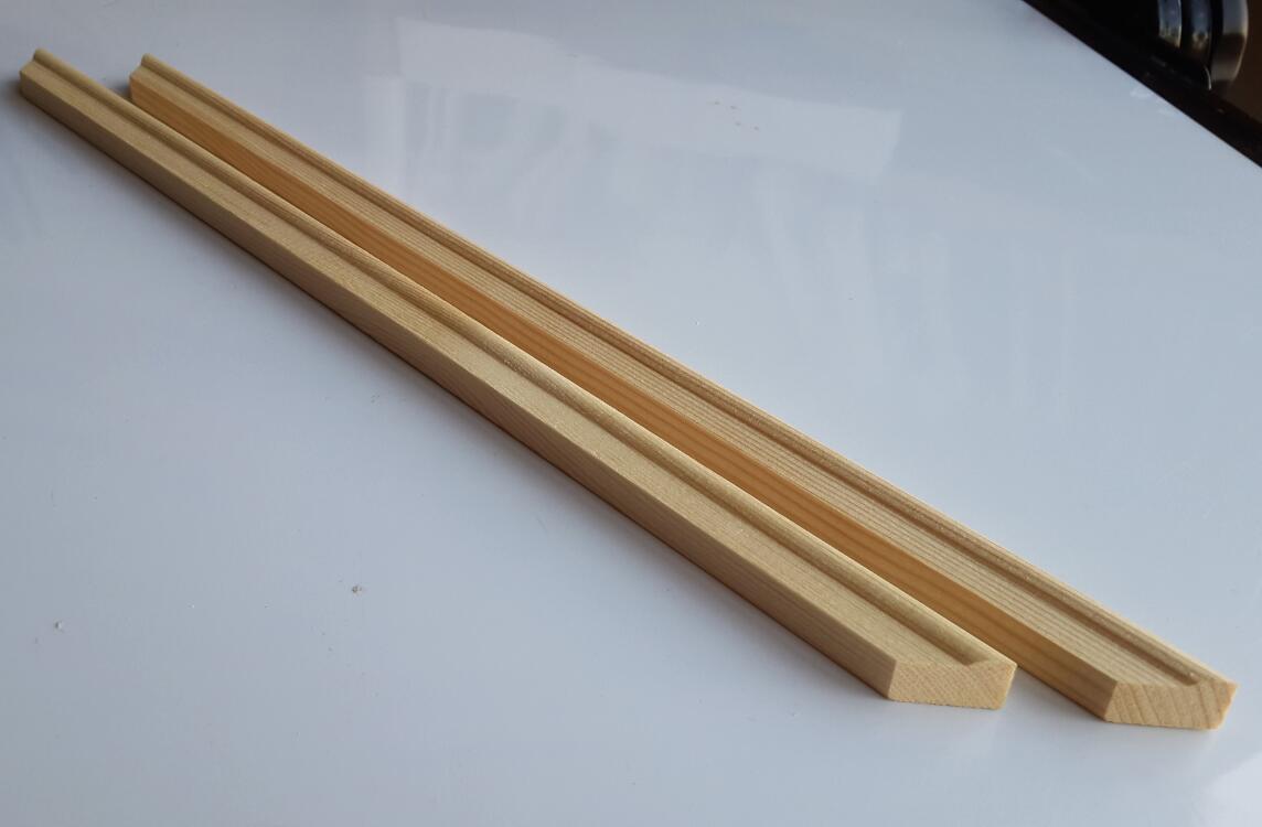 斜角木质边框条实木松木线条 留言板条 质量可靠 可定制1.2*1.5cm