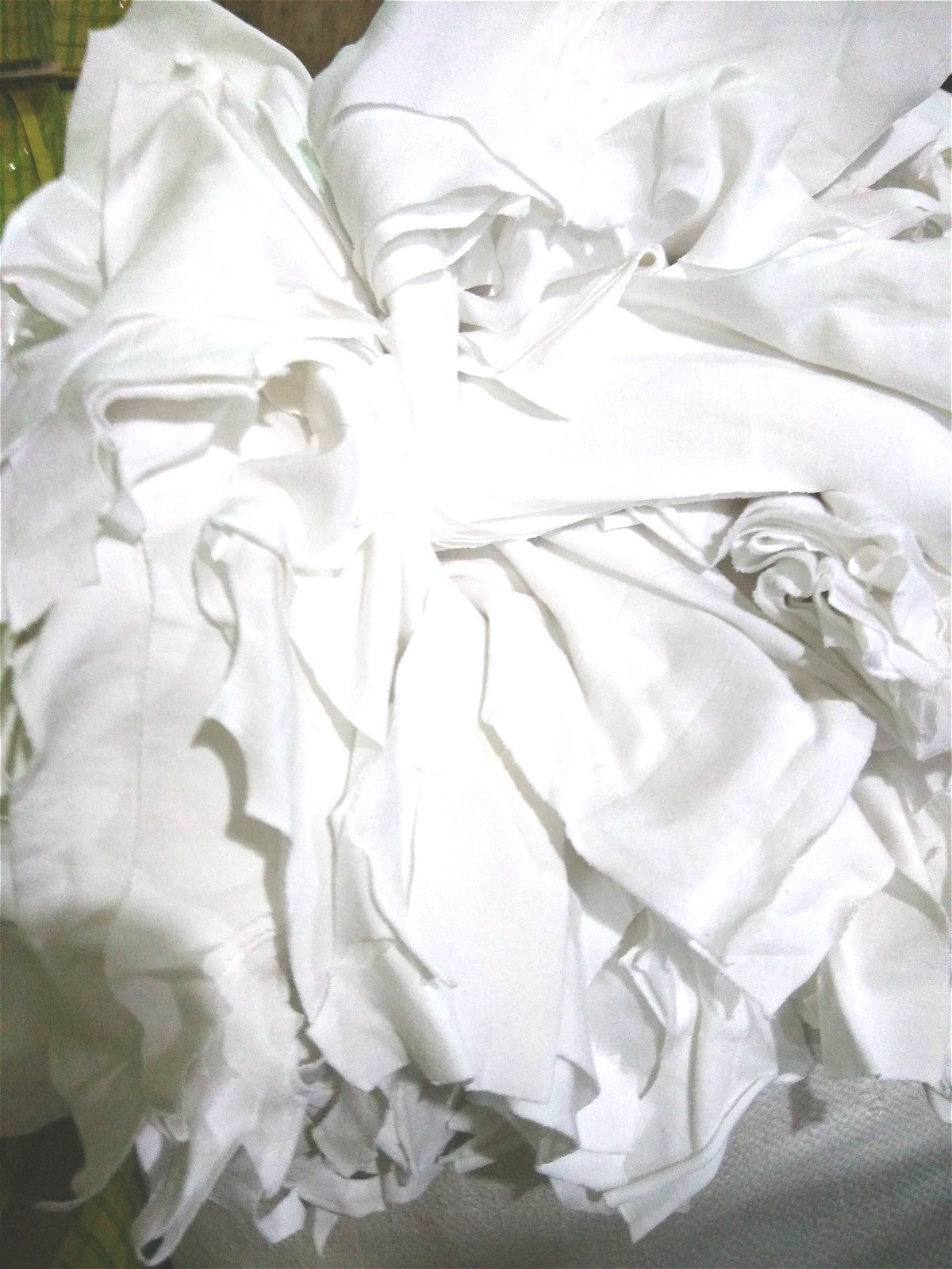 白色纯棉 碎布 擦机布 碎布 全棉 抹布 工业 布条 一斤/3.8元