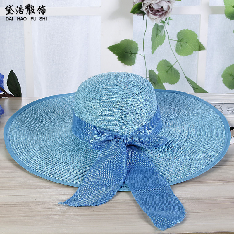 European and American New Hat Women's Dayan Sun Hat Warp Knitted Straw Hat Export Sun Hat Creative Hat One Piece Dropshipping