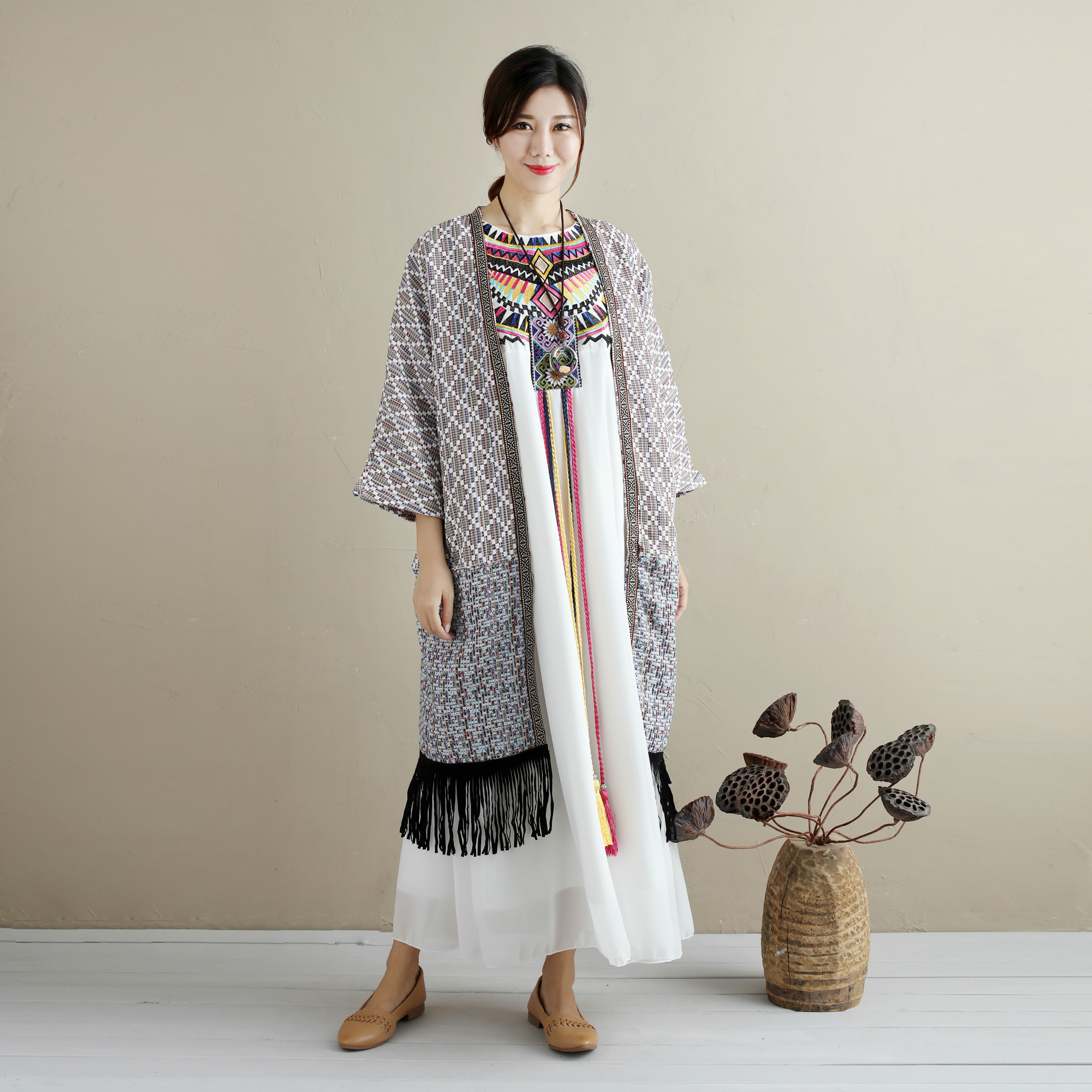 民族风女装_2018 加厚外套民族风女装 棉毛混纺 中国风 - 阿里巴巴